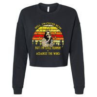 Well I’m Older Now But I’m Still Running Against The Wind Cropped Pullover Crew