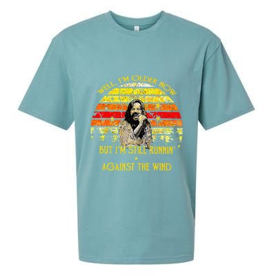 Well I’m Older Now But I’m Still Running Against The Wind Sueded Cloud Jersey T-Shirt