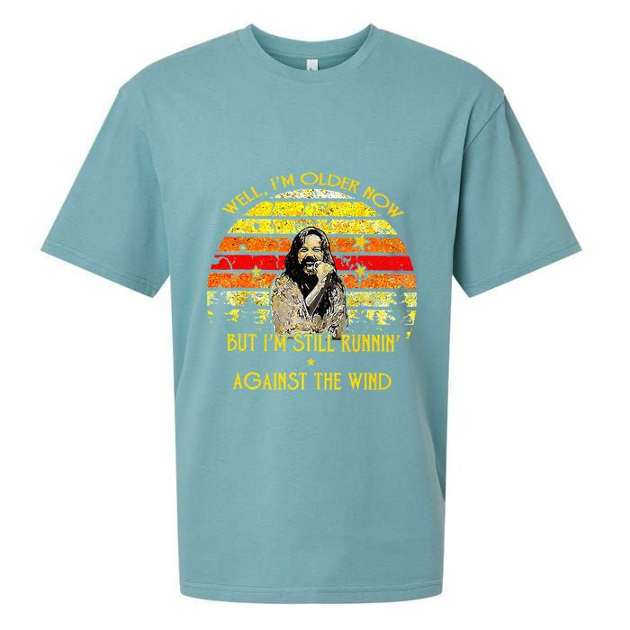 Well I’m Older Now But I’m Still Running Against The Wind Sueded Cloud Jersey T-Shirt