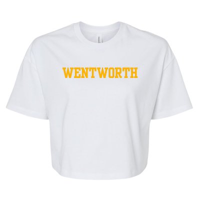 Wentworth Institute Of Technology Bella+Canvas Jersey Crop Tee