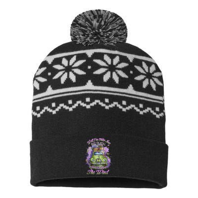 Well Im Older Now But Im Still Running Against The Wind USA-Made Snowflake Beanie