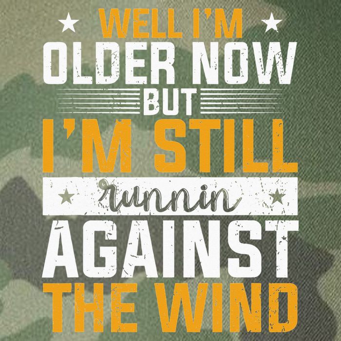 Well I’m Older Now But I’m Still Running Against The Wind Legacy Tie Dye Trucker Hat
