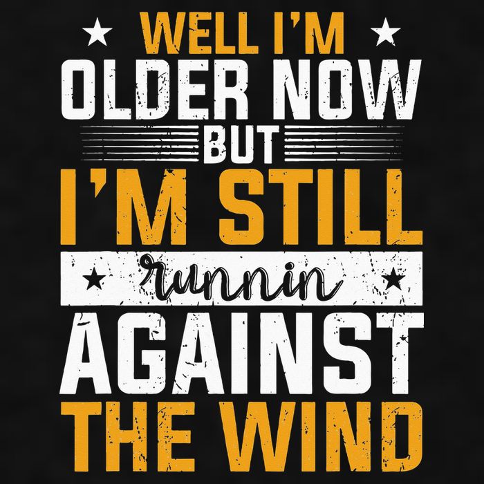 Well I’m Older Now But I’m Still Running Against The Wind Ladies PosiCharge Tri-Blend Wicking Tank