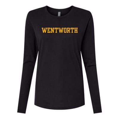 Wentworth Institute Of Technology Sports Fan Apparel Womens Cotton Relaxed Long Sleeve T-Shirt