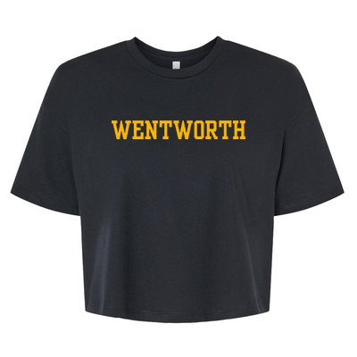 Wentworth Institute Of Technology Sports Fan Apparel Bella+Canvas Jersey Crop Tee