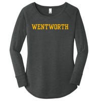 Wentworth Institute Of Technology Sports Fan Apparel Women's Perfect Tri Tunic Long Sleeve Shirt