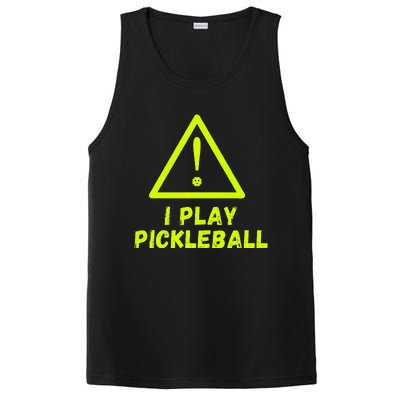 Warning I play Pickleball front and back with website name. Premium PosiCharge Competitor Tank