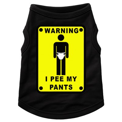 Warning I Pee My Pants Doggie Tank