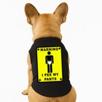 Warning I Pee My Pants Doggie Tank