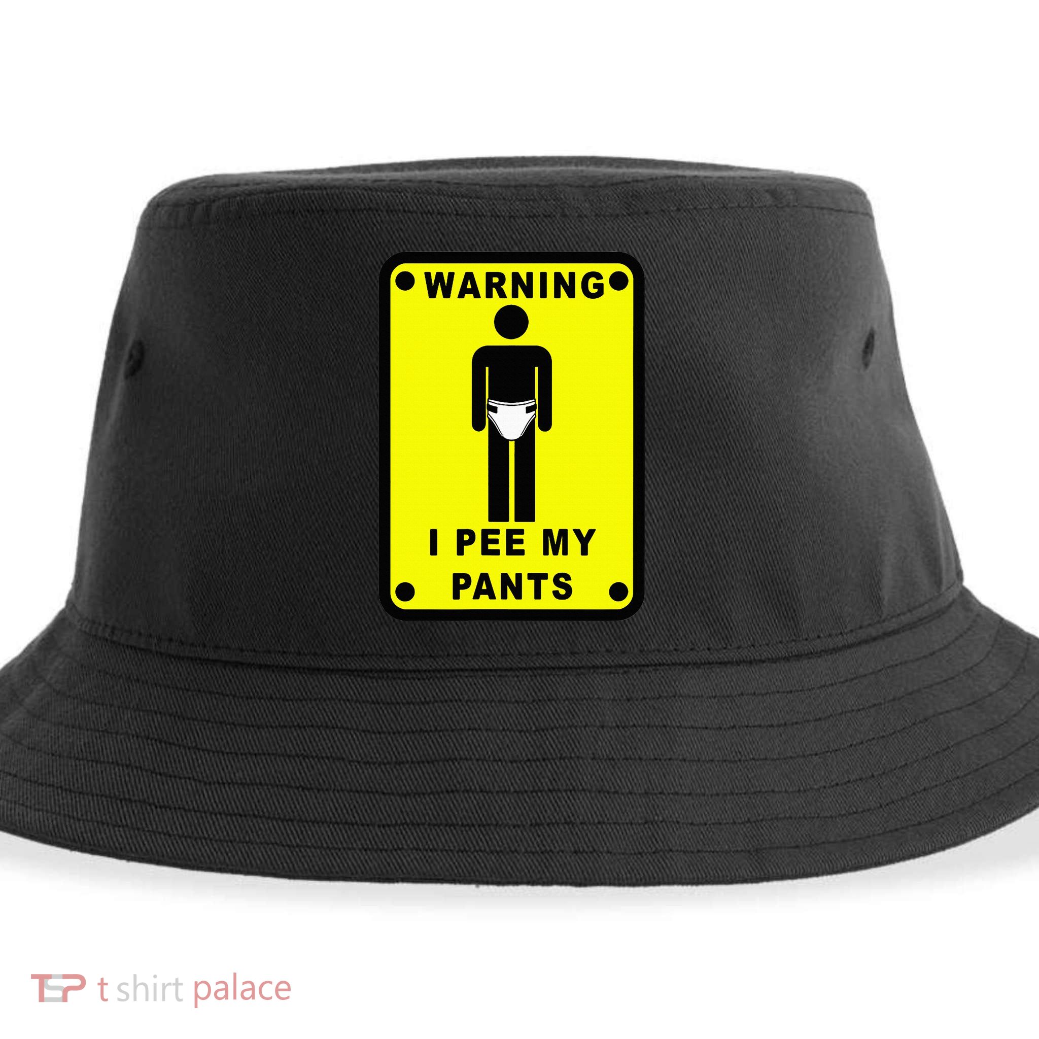 Warning I Pee My Pants Sustainable Bucket Hat