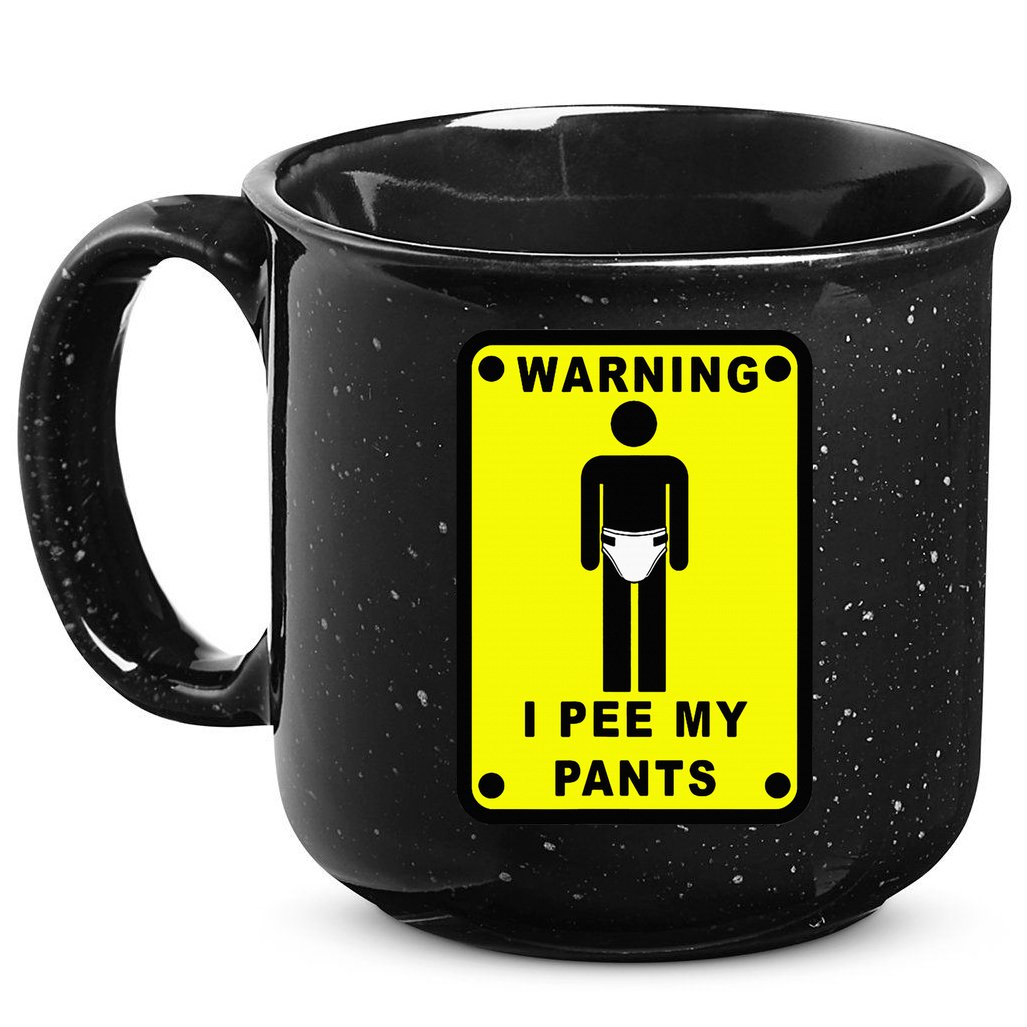 Warning I Pee My Pants 15oz Campfire Ceramic Mug
