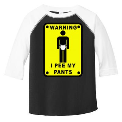 Warning I Pee My Pants Toddler Fine Jersey T-Shirt