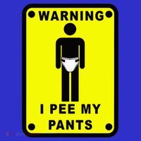 Warning I Pee My Pants Zip Tote Bag