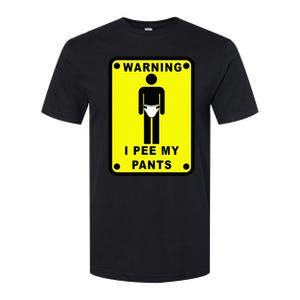 Warning I Pee My Pants Softstyle CVC T-Shirt