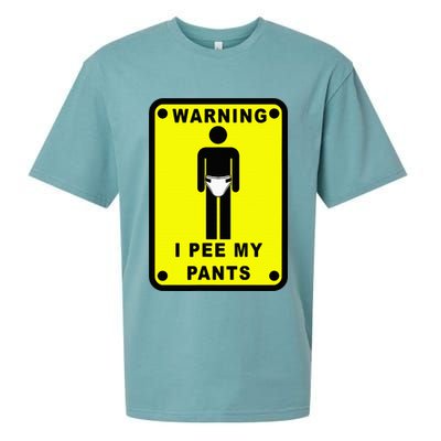 Warning I Pee My Pants Sueded Cloud Jersey T-Shirt