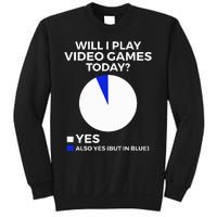 Will I Play Video Games Today Funny Gamer Gaming Sweatshirt