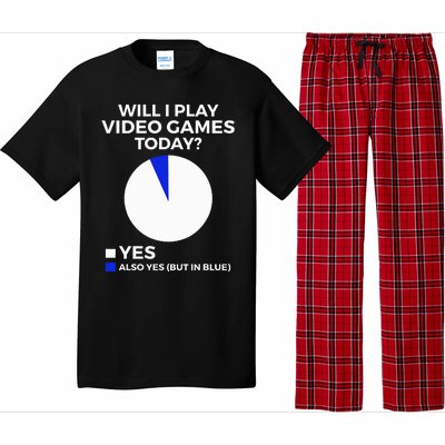 Will I Play Video Games Today Funny Gamer Gaming Pajama Set