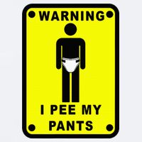 Warning I Pee My Pants Sueded Cloud Jersey T-Shirt