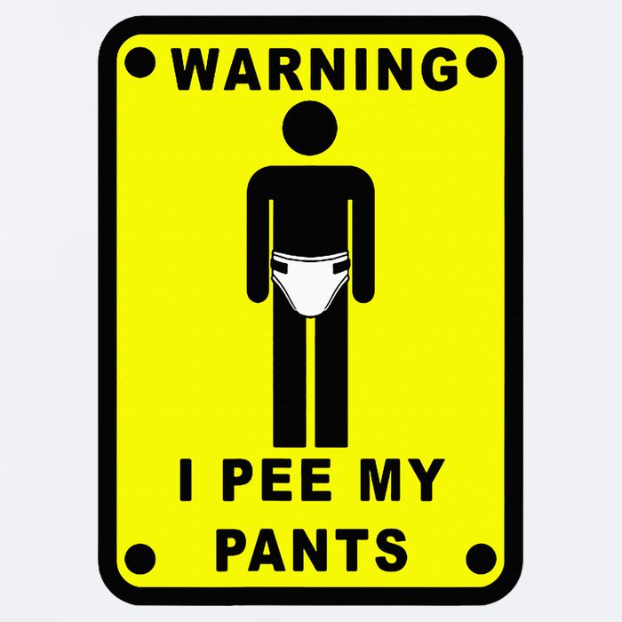Warning I Pee My Pants Sueded Cloud Jersey T-Shirt
