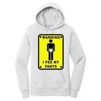 Warning I Pee My Pants Women's Pullover Hoodie