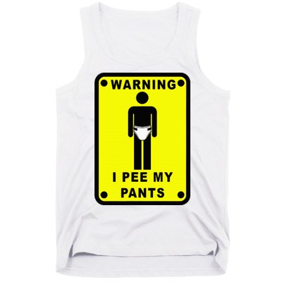 Warning I Pee My Pants Tank Top