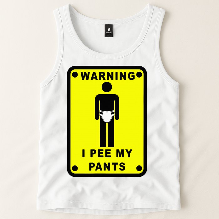 Warning I Pee My Pants Tank Top
