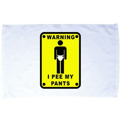 Warning I Pee My Pants Microfiber Hand Towel