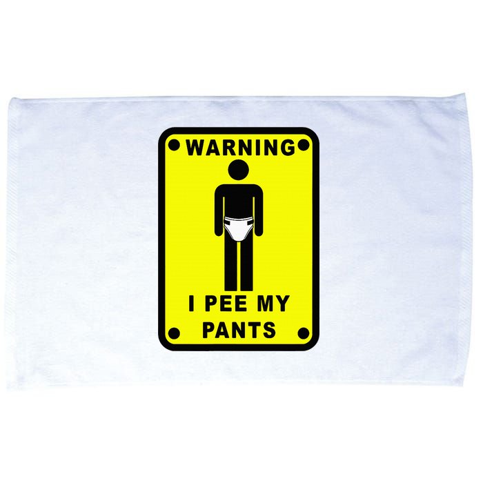 Warning I Pee My Pants Microfiber Hand Towel