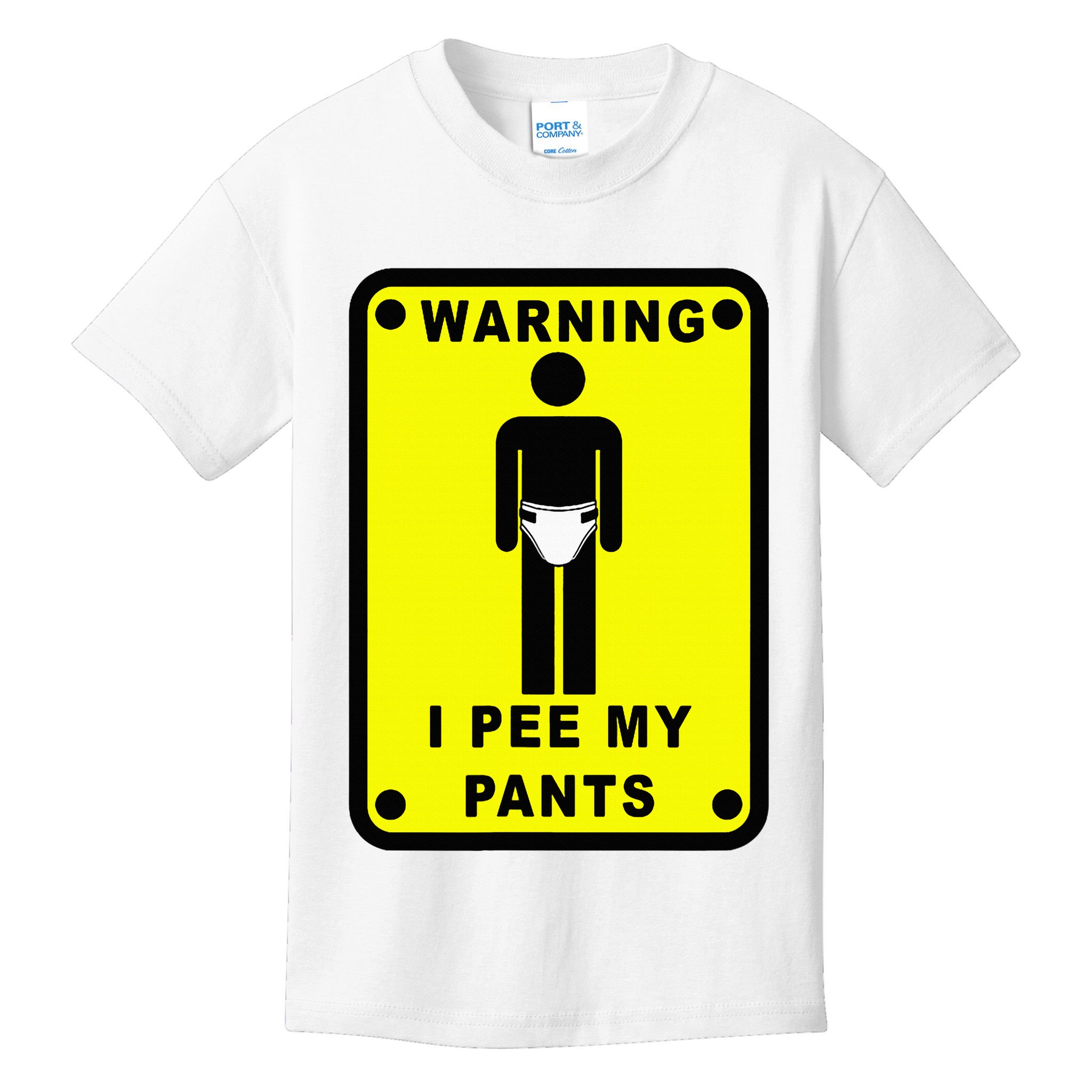 Warning I Pee My Pants Kids T-Shirt