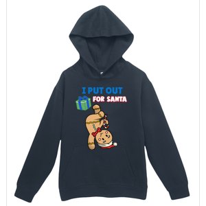 Wo's I Put Out For Santa Fun Sarcastic Gingerbread Cookie Cool Gift Urban Pullover Hoodie