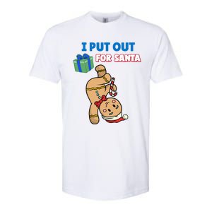 Wo's I Put Out For Santa Fun Sarcastic Gingerbread Cookie Cool Gift Softstyle CVC T-Shirt