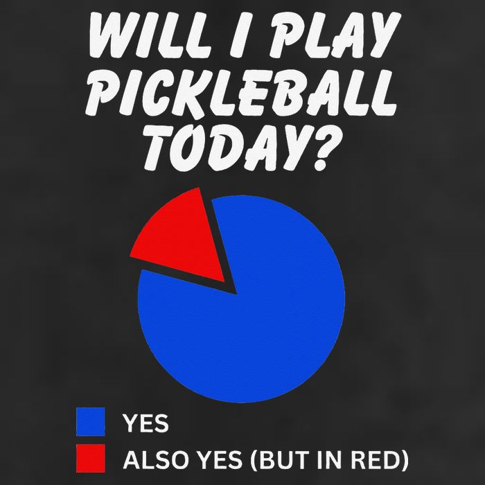Will I Play Pickleball Today Funny Pie Chart Pickleball Trucker Hat