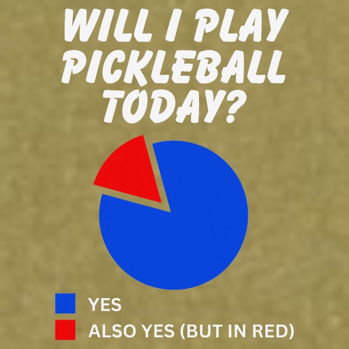 Will I Play Pickleball Today Funny Pie Chart Pickleball Garment-Dyed Women's Muscle Tee
