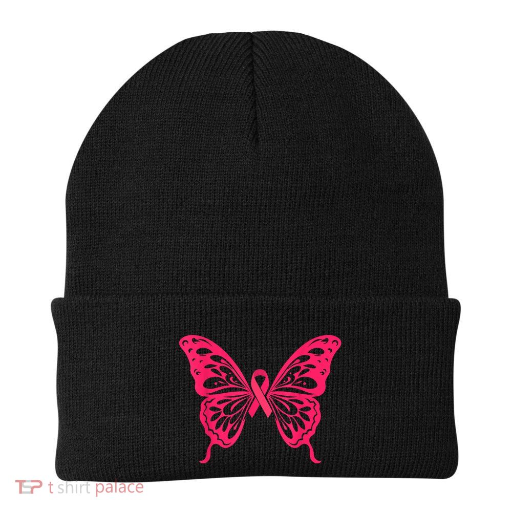 Wear It Pink Breast Cancer Shirts Ribbon Breast Cancer Pink Beanie