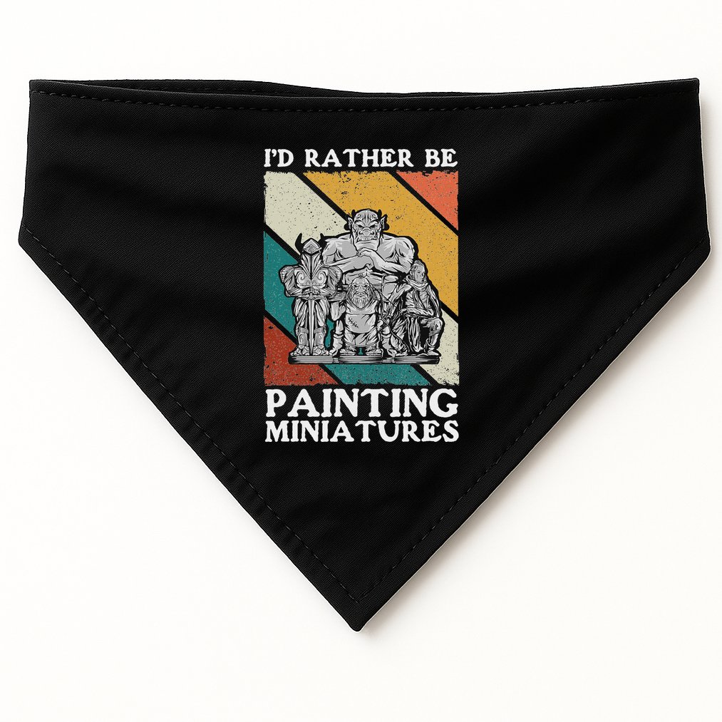 Wargamer ID Rather Be Painting Miniatures USA-Made Doggie Bandana