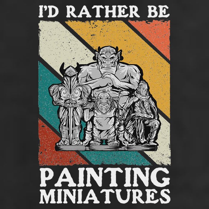 Wargamer ID Rather Be Painting Miniatures Golf Towel