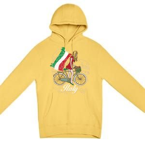 When In Rome Gift Design Beautiful Italy Design Gift Premium Pullover Hoodie