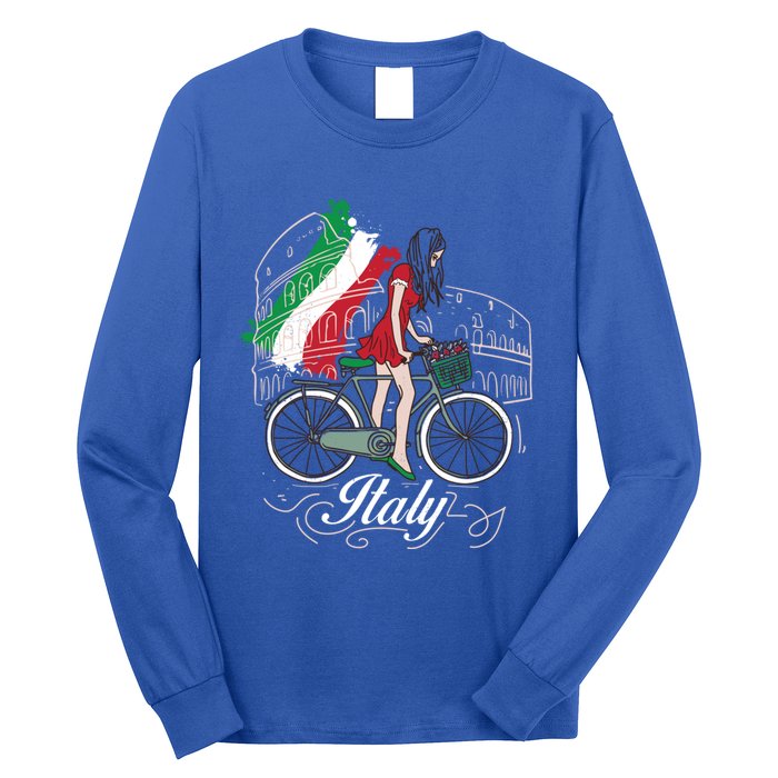 When In Rome Gift Design Beautiful Italy Design Gift Long Sleeve Shirt