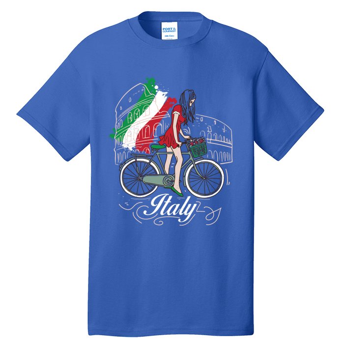 When In Rome Gift Design Beautiful Italy Design Gift Tall T-Shirt