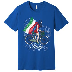 When In Rome Gift Design Beautiful Italy Design Gift Premium T-Shirt