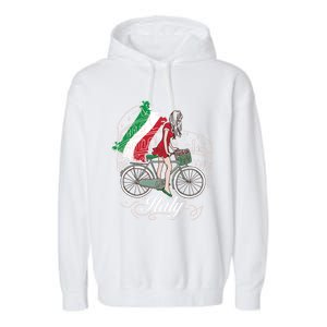 When In Rome Gift Design Beautiful Italy Design Gift Garment-Dyed Fleece Hoodie