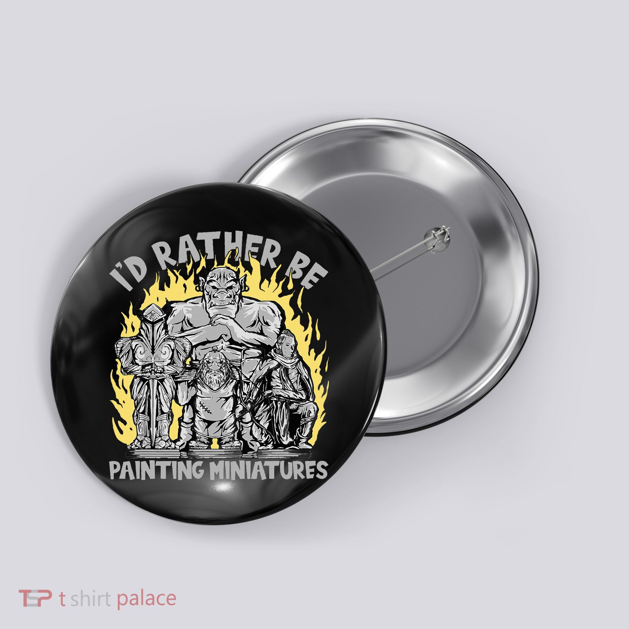 Wargaming ID Rather Be Painting Miniatures Button