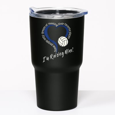 Womens I'm Raising Mine! Volleyball Mom Tumbler
