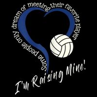 Womens I'm Raising Mine! Volleyball Mom Visor
