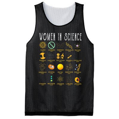 Women In Science Mesh Reversible Basketball Jersey Tank