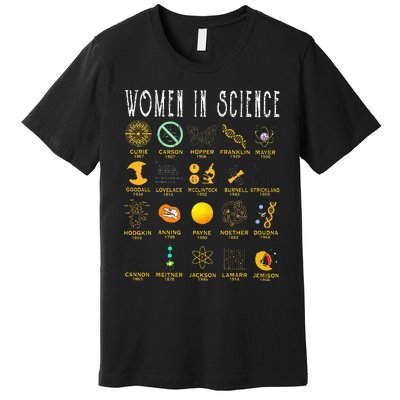 Women In Science Premium T-Shirt