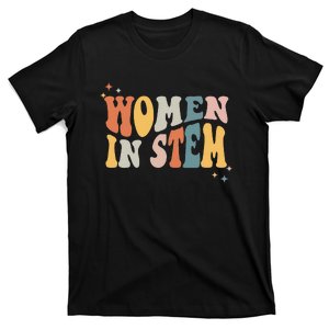 Women In Stem Steminist Science Female Engineer Tech T-Shirt