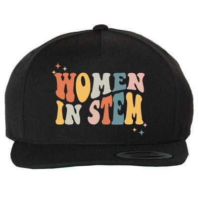 Women In Stem Steminist Science Female Engineer Tech Wool Snapback Cap