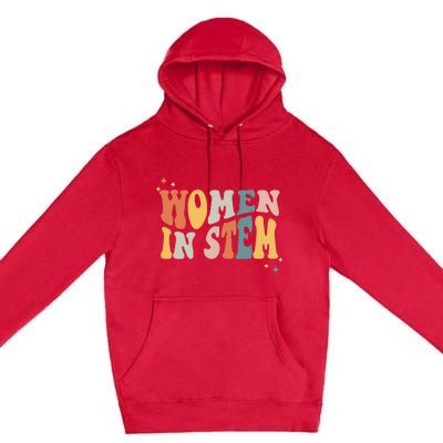 Women In Stem Steminist Science Female Engineer Tech Premium Pullover Hoodie