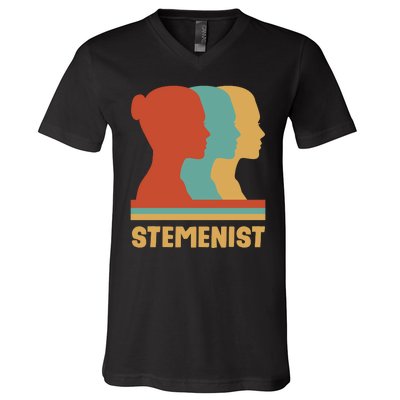 Women In Stem V-Neck T-Shirt